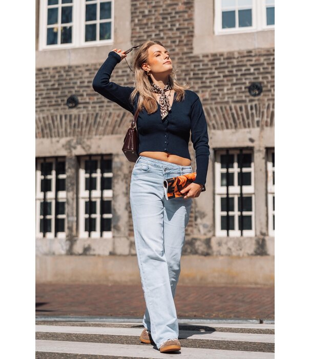 La Rebelle Vest navy blauw | Manou