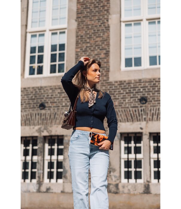 La Rebelle Vest navy blauw | Manou