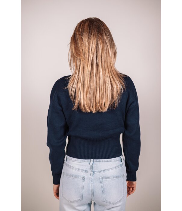 La Rebelle Vest navy blauw | Noelle