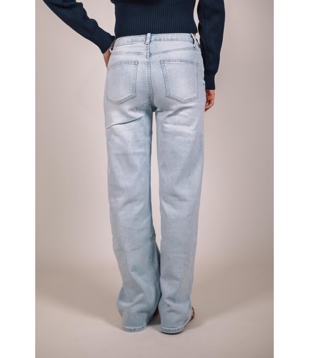 La Rebelle Jeans cross waist blauw | Redefined