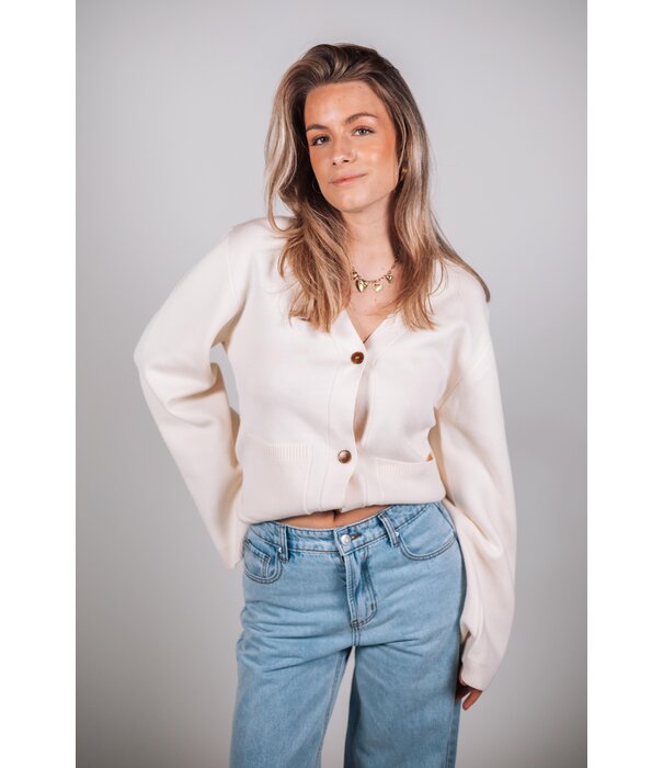 La Rebelle Vest beige | Iva