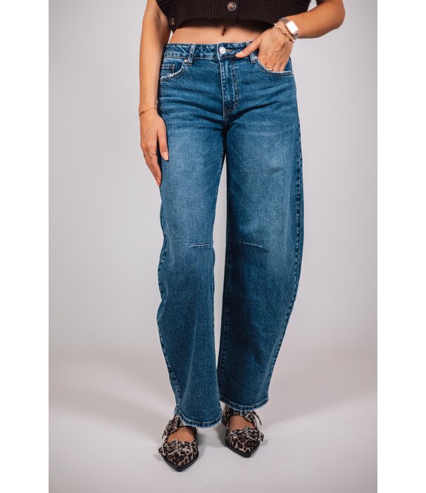 La Rebelle Jeans balloon dark denim | Lena