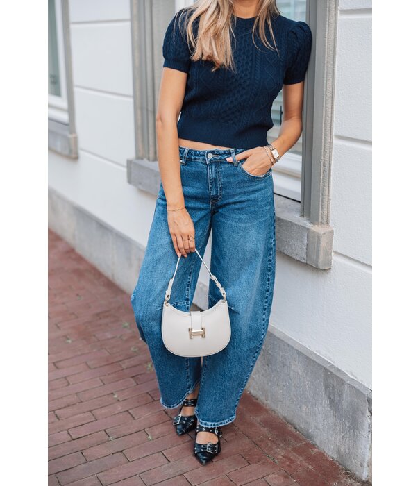 La Rebelle Jeans balloon dark denim | Lena