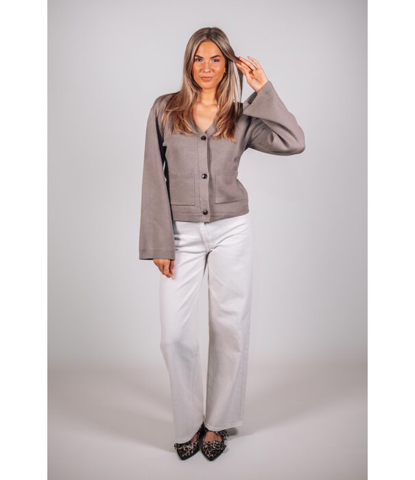 La Rebelle Vest taupe | Iva