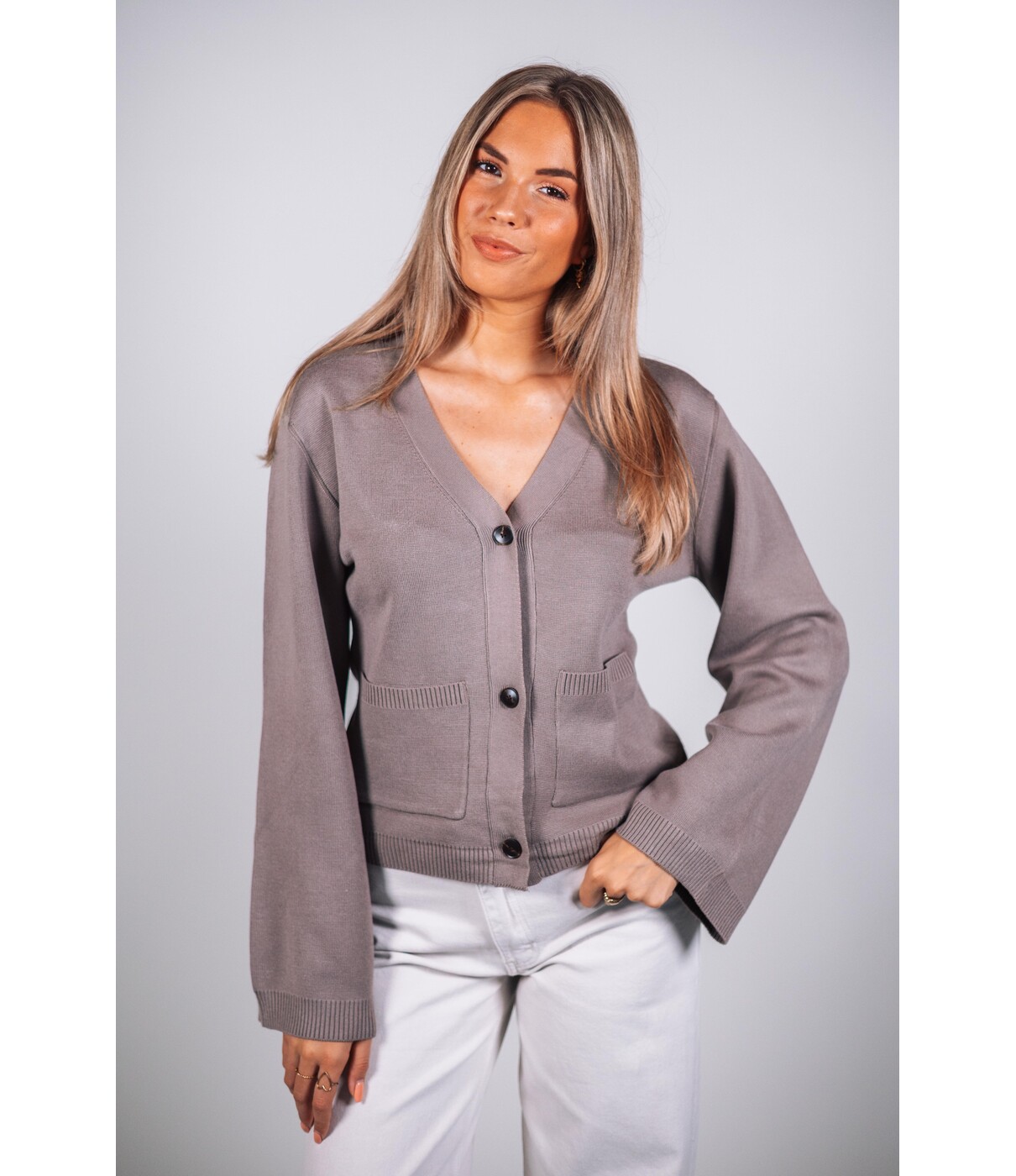 Vest taupe | Iva
