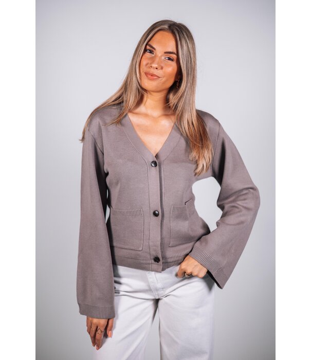 La Rebelle Vest taupe | Iva