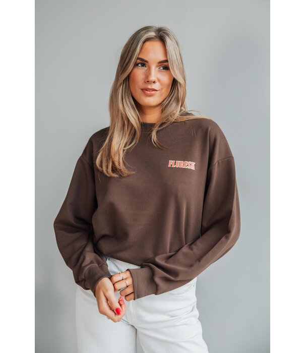 Fluresk Fluresk Taelia sweater | mocha brown