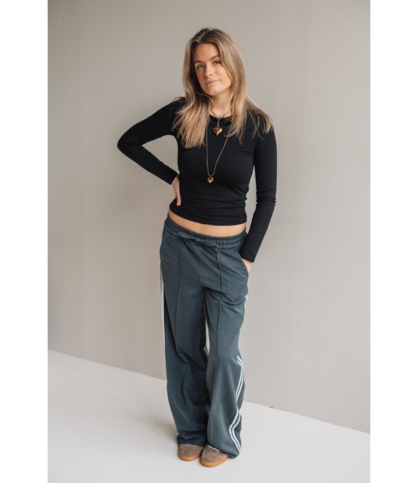 La Rebelle Pantalon grijs | Carly