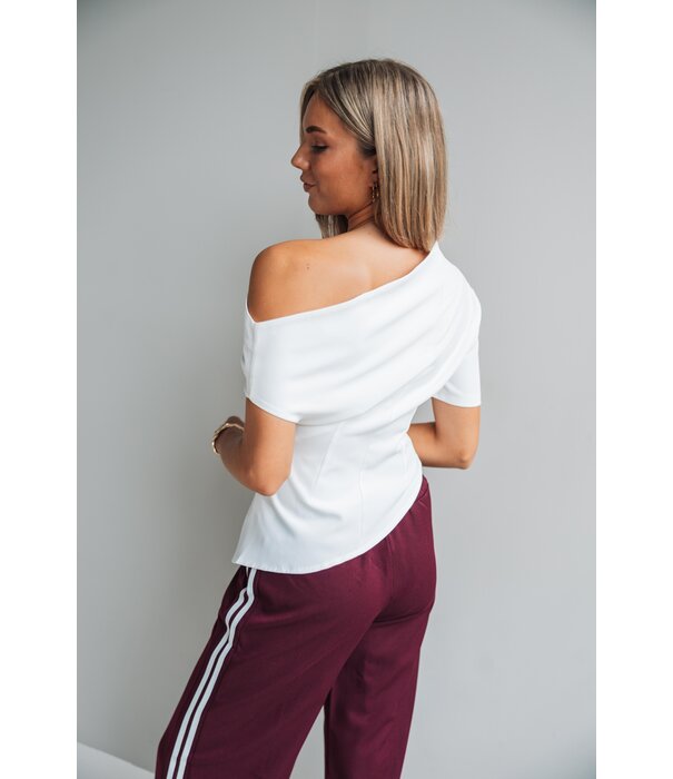 La Rebelle Top wit | Polly