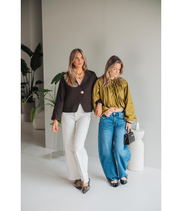 La Rebelle Vest bruin | Carmen