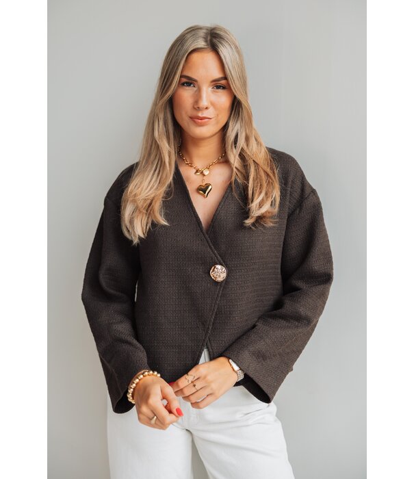 La Rebelle Vest bruin | Carmen