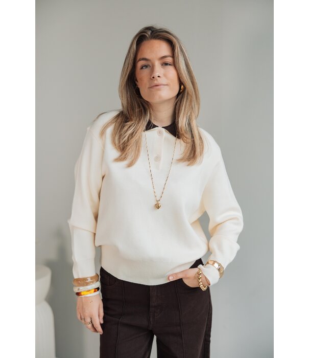 La Rebelle Top off white | Mavi