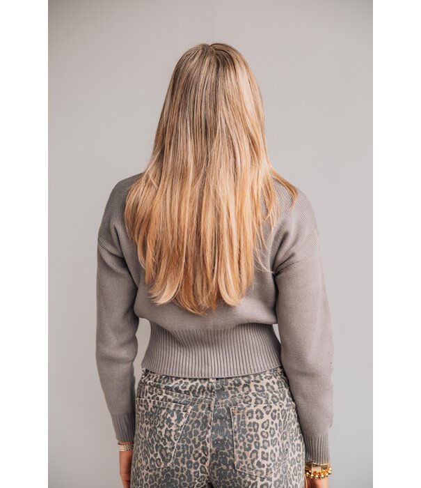 La Rebelle Vest taupe | Noelle