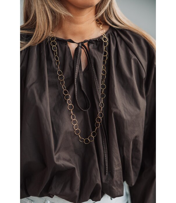 La Rebelle Ketting goud lang | chain casual