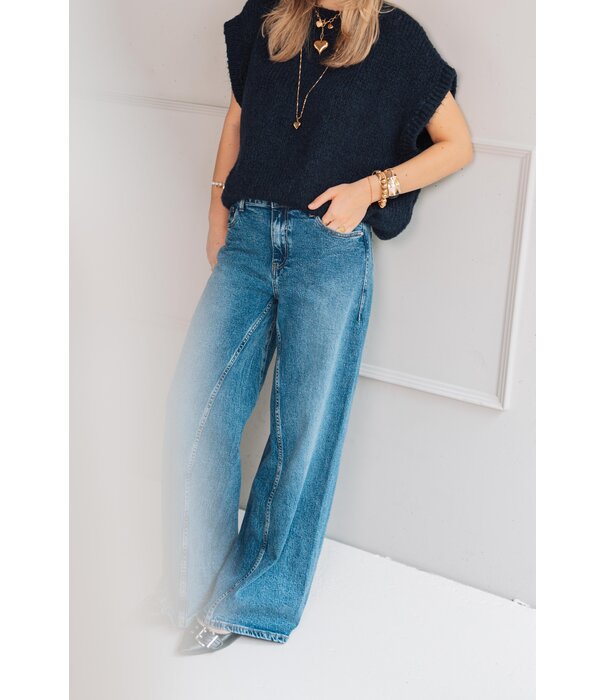 La Rebelle Spencer navy blauw | Frederique