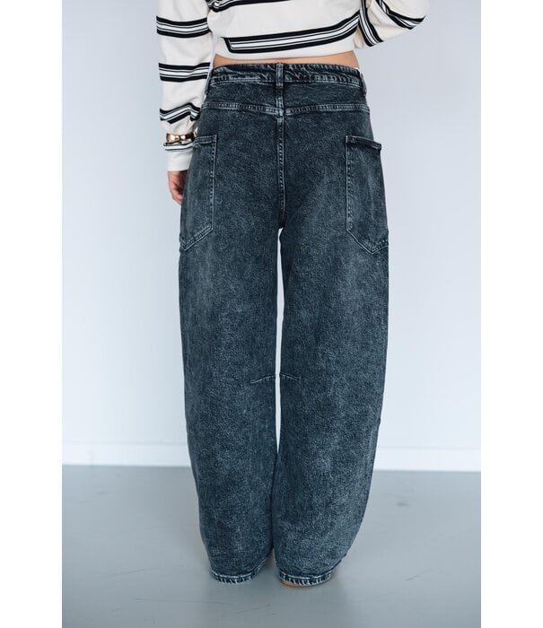 La Rebelle Jeans balloon grijs | Imke