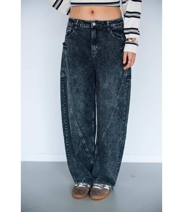 La Rebelle Jeans balloon grijs | Imke