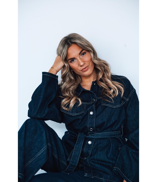 La Rebelle Jasje dark denim | Pia