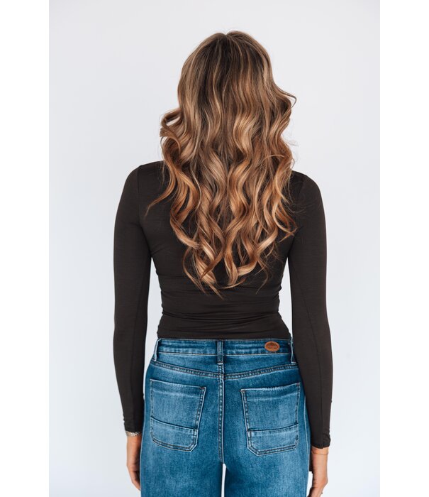 La Rebelle Top bruin | Melissa
