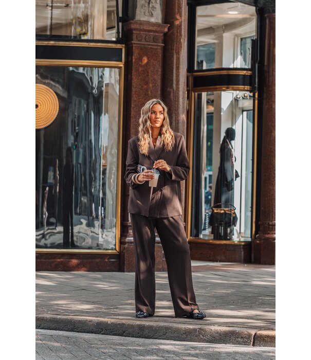 La Rebelle Pantalon bruin | Quinty