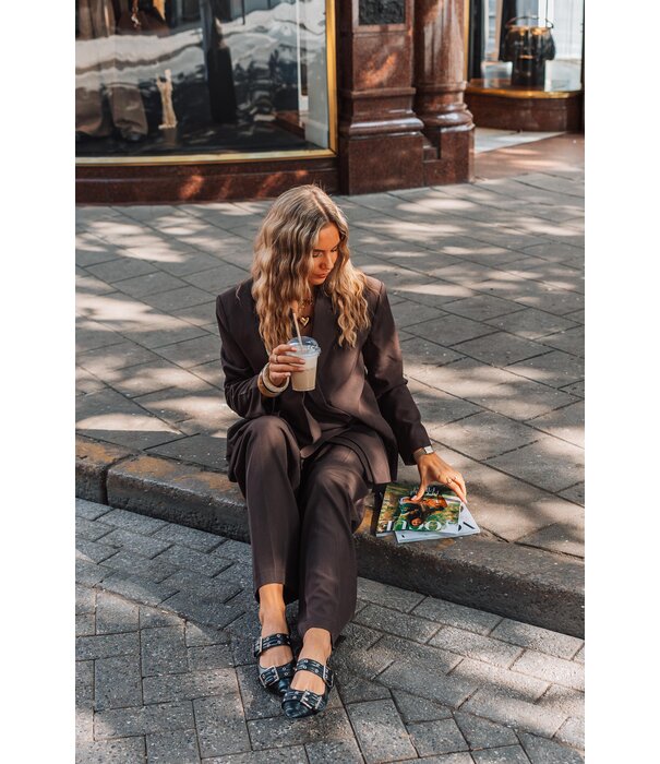 La Rebelle Blazer bruin | Quinty
