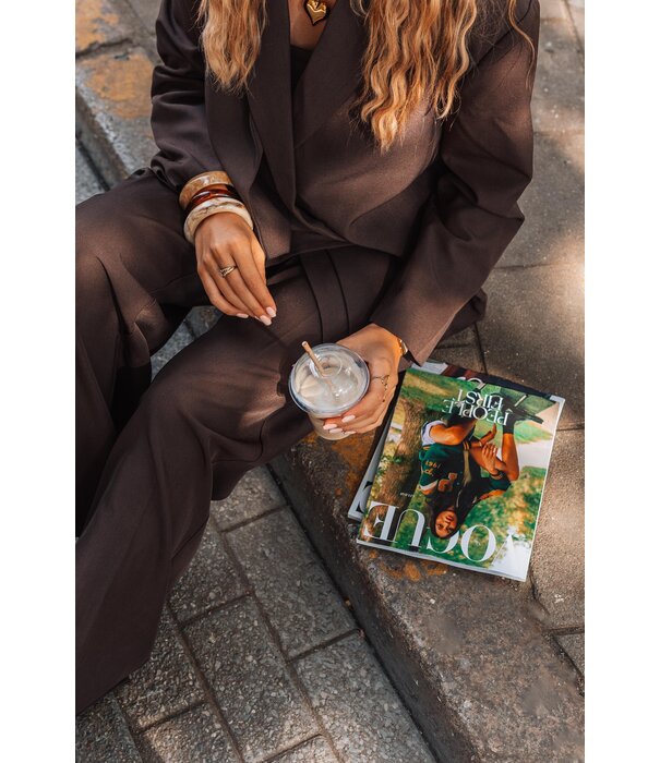La Rebelle Blazer bruin | Quinty