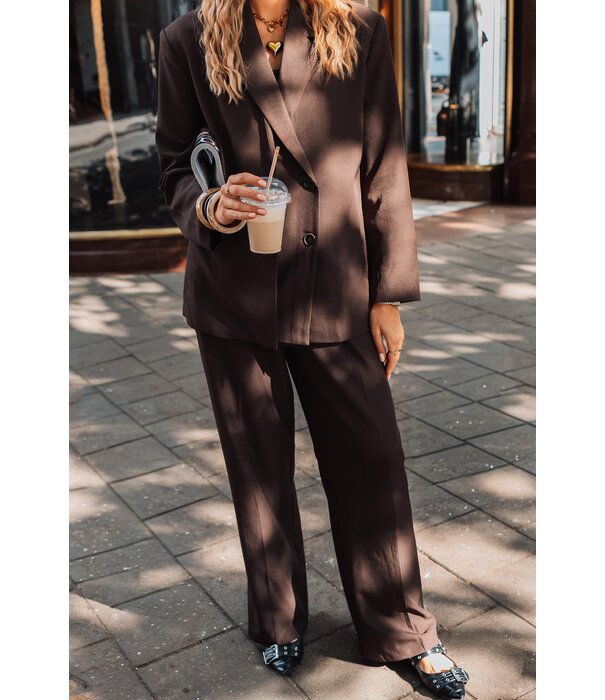 La Rebelle Blazer bruin | Quinty