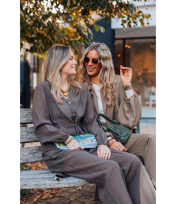 La Rebelle Blouse bruin | Stans