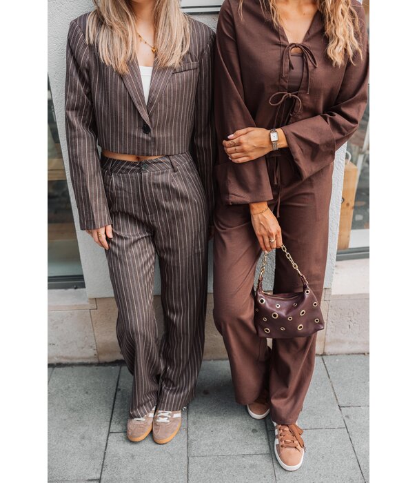 La Rebelle Broek bruin | Ditte