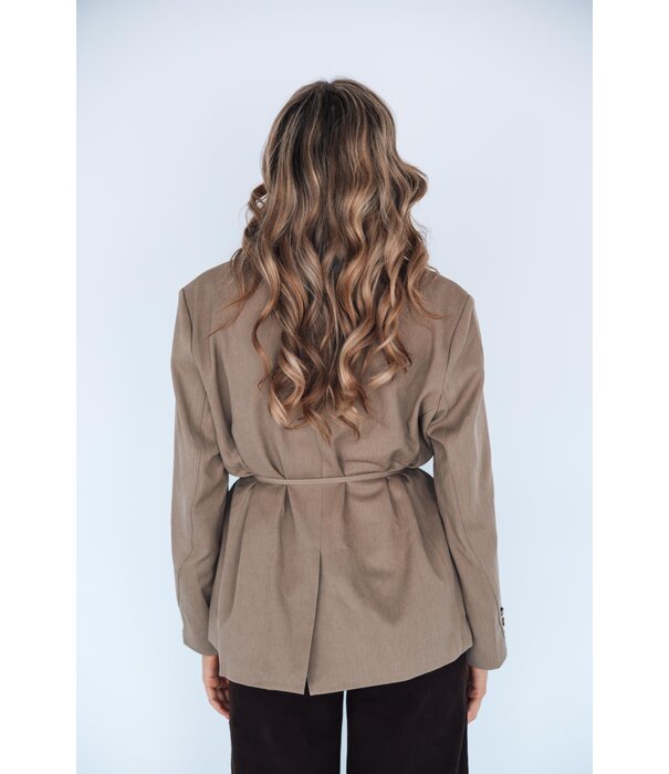 La Rebelle Blazer taupe | Amije