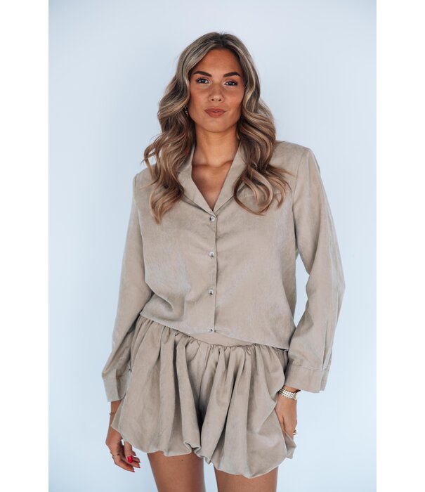 La Rebelle Blouse beige | Lieke
