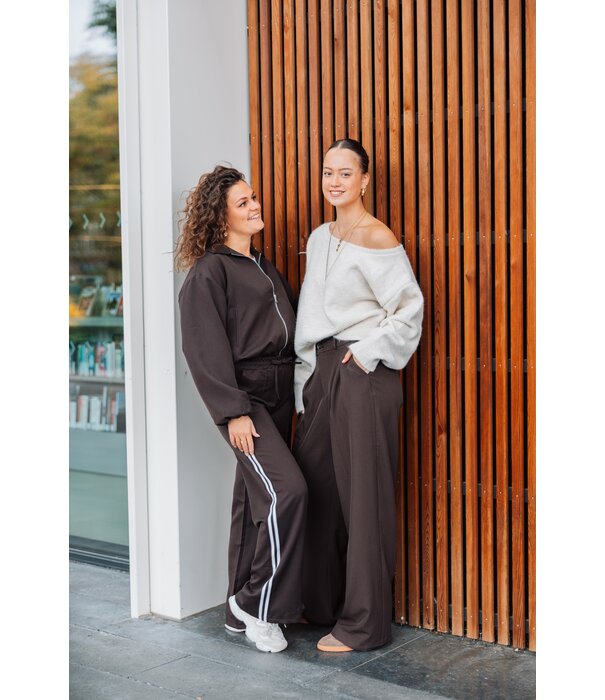 La Rebelle Pantalon bruin | Carly