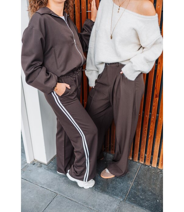 La Rebelle Pantalon bruin | Carly