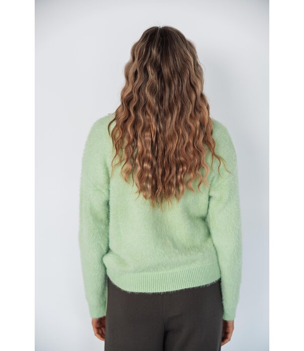 Fluresk Fluresk Islene trui | matcha green