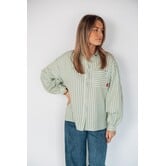 Fluresk Denise blouse | matcha green