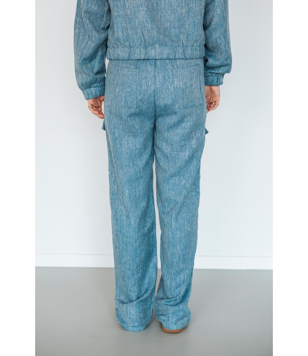 Fluresk Fluresk Lieke broek | crisp blue