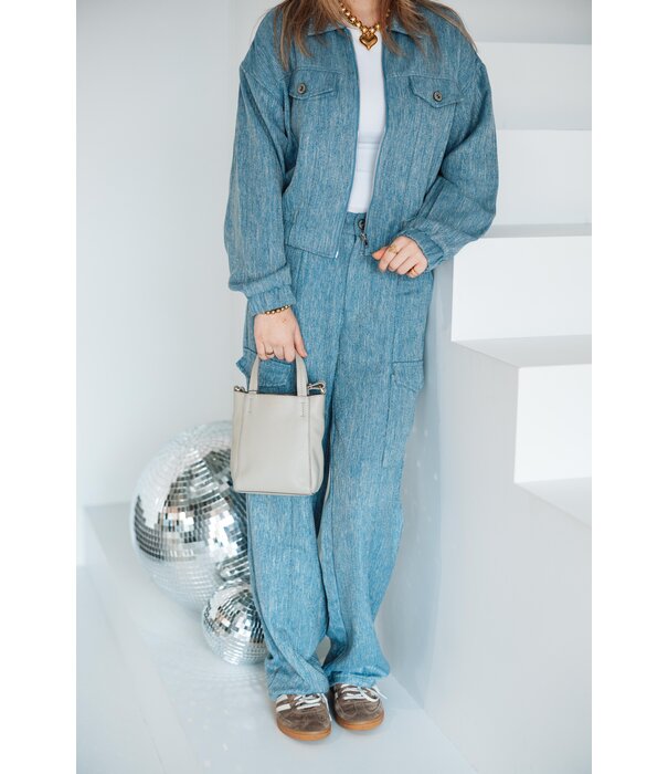 Fluresk Fluresk Lieke broek | crisp blue