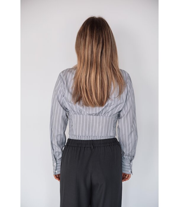 Fluresk Fluresk Nivya blouse | light gray