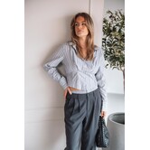 Fluresk Nivya blouse | light gray