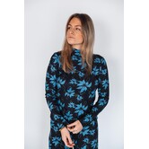 Fluresk Vida top | black/bright blue