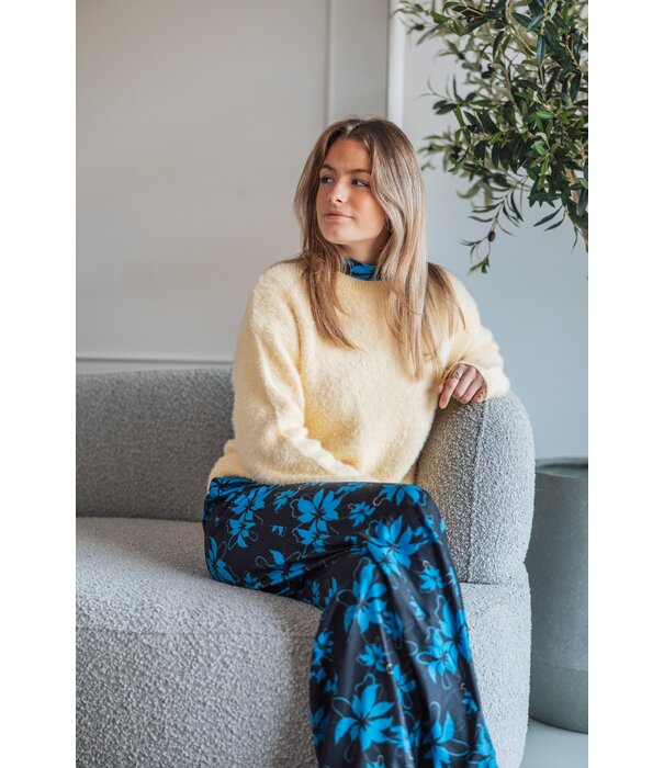 Fluresk Fluresk Lydia broek | black/bright blue