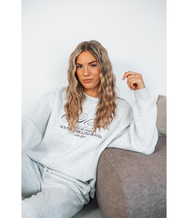 Gina Tricot Gina Tricot basic straight sweatpants | grey