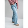 Jeans straight leg blauw studs | Dena
