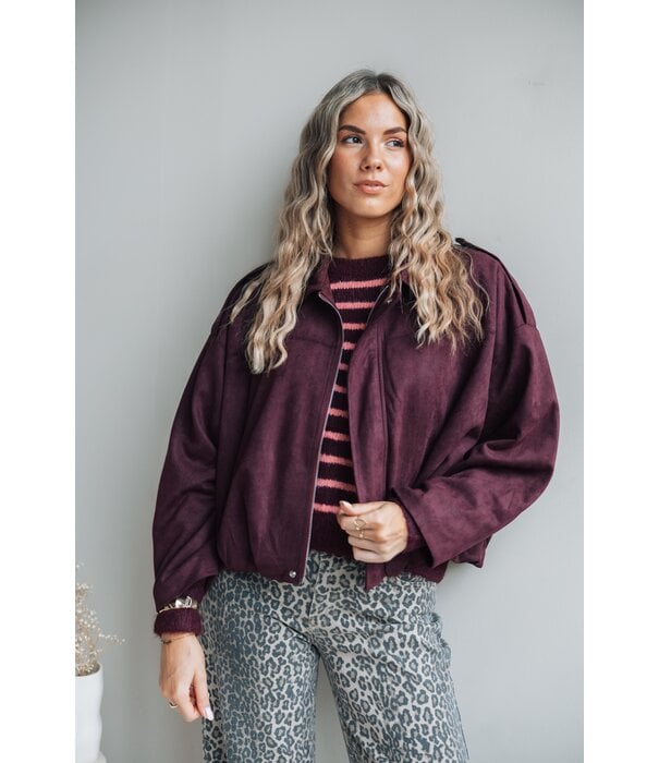 La Rebelle Jasje bordeaux rood | Pien
