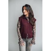 Spencer bordeaux rood | Marijn