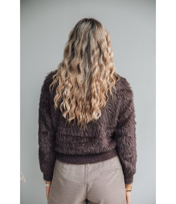 La Rebelle Trui bruin | Kim