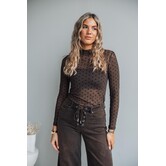 Top mesh polkadot | bruin