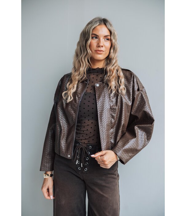 La Rebelle Jasje braided bruin | Olga