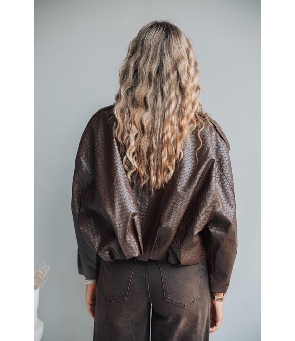 La Rebelle Jasje braided bruin | Olga