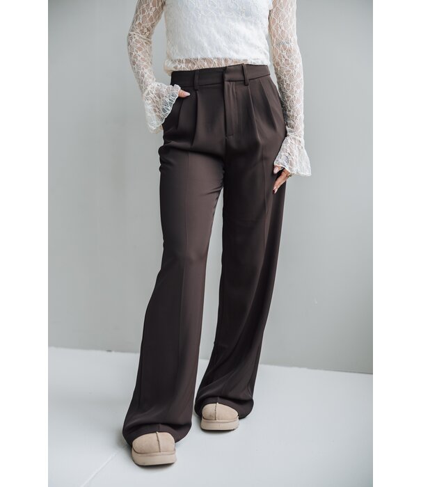 La Rebelle Pantalon bruin | Sara